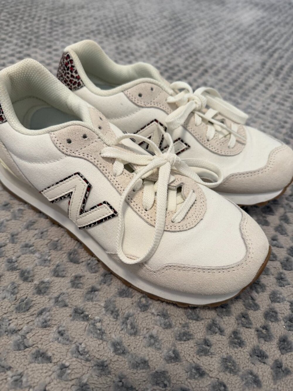 Women's New Balance WL515 Cheetah print/White